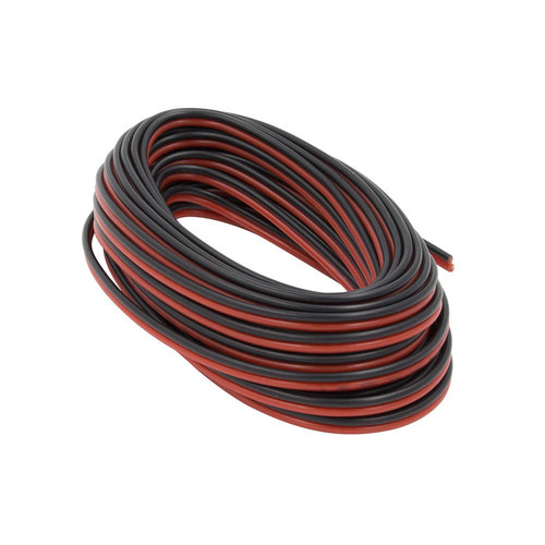 Copper Speaker Wire 18GA Black/Red - 25 Feet