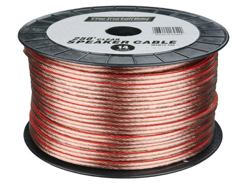 CCA Value Line Speaker Wire 12GA Clear - 250 Foot Coil