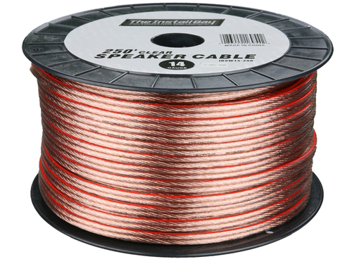 CCA Value Line Speaker Wire 14GA Clear - 250 Foot Coil