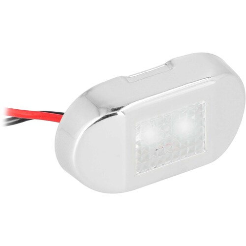 White 2-LED Accent Light - Stainless Steel Bezel