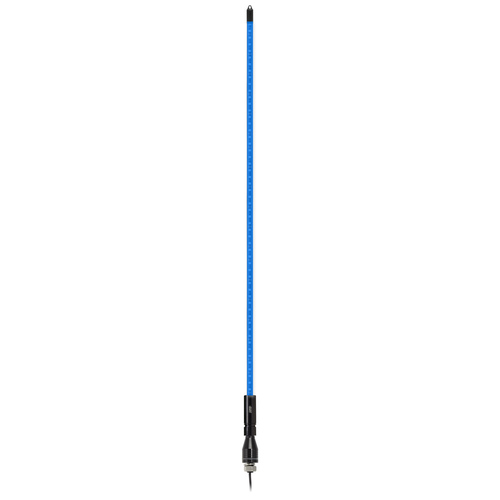 Blue LED Whip Antenna - 4 Ft