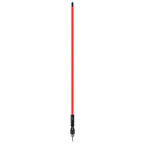 Red Fiber Optic Whip Antenna - 4 Ft