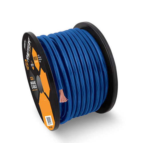 100FT 4 AWG BLUE CCA VICE-SERIES POWER CABLE