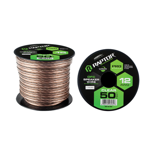 50 ft 12 AWG PRO-SERIES OFC SPEAKER WIRE