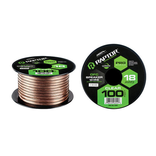 100 ft 18 AWG PRO-SERIES OFC SPEAKER WIRE