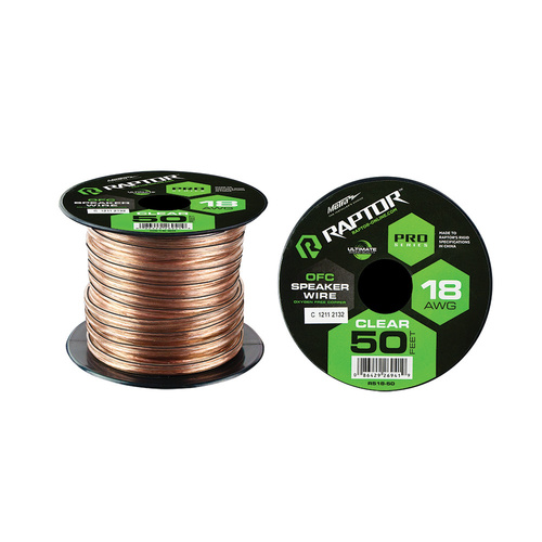 50 ft 18 AWG PRO-SERIES OFC SPEAKER WIRE