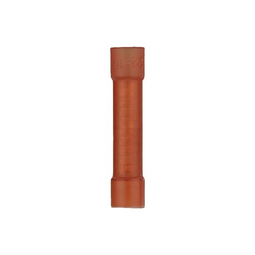 Red Nylon Butt Connector 22-18 Gauge - Package of 1000