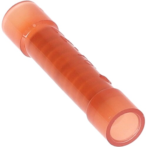 Red Nylon Butt Connector 22-18 Gauge - Package of 100