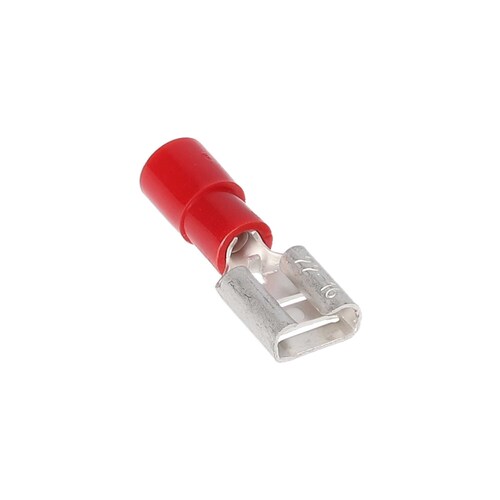 Red Nylon Female Quick Disconnect 22-18 Gauge .250