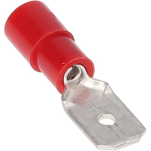 Red Nylon Male Quick Disconnect 22-18 Gauge .250