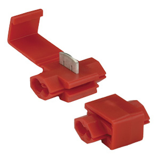 Red Instant Tap Connector 22-18 Gauge - Package of 100