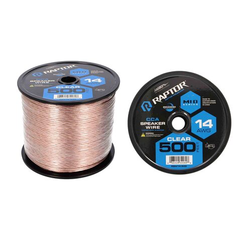 Speaker Wire 14GA Clear 500FT - Vice Series