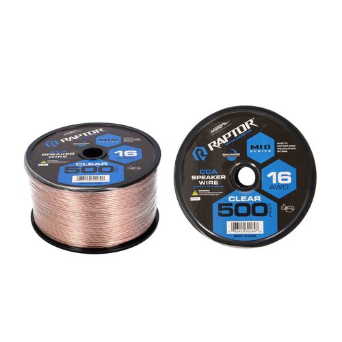Speaker Wire 16GA CLEAR 500FT - Vice Series
