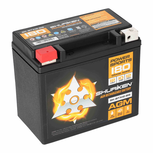 180 Crank AMPS / 10AMP Hours AGM Battery