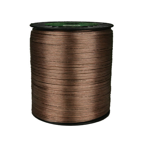 Speaker Wire 12 Gauge All Copper Clear Coil - 250 ft