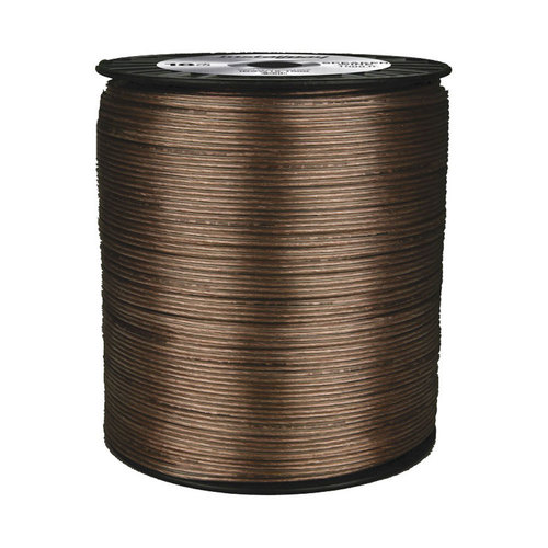 Speaker Wire 18 Gauge All Copper Clear Coil - 1000 ft