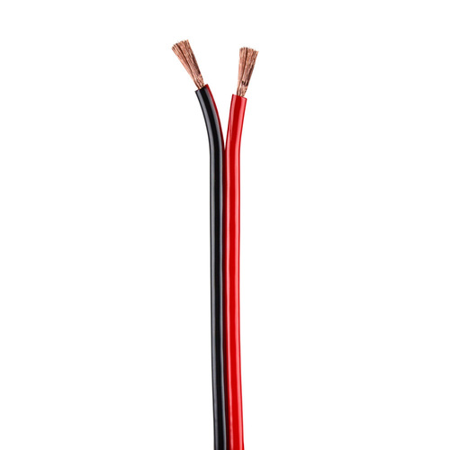 Speaker Wire 10 Gauge All Copper Red-Black Paired Coil - 100 ft
