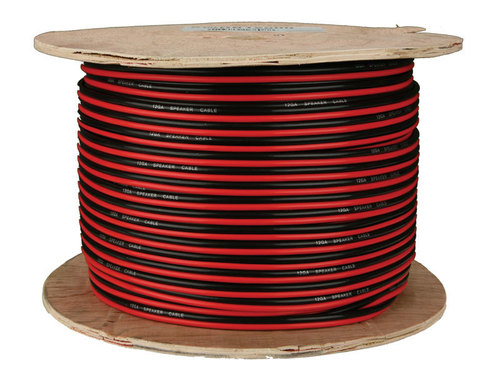 Speaker Wire 14 Gauge All Copper Red-Black Paired Coil - 500 ft