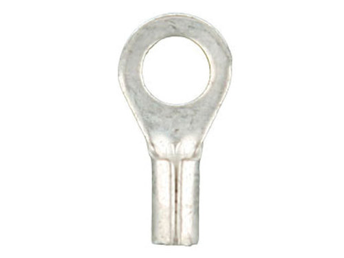 Uninsulated Ring Terminal 4 Gauge 1/4 inch - Package of 25