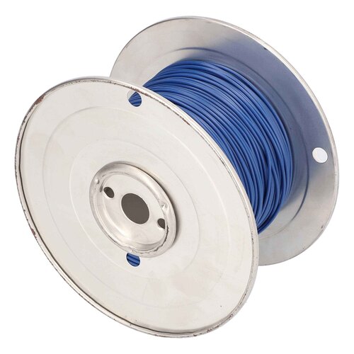 22 GA US GPT ALL COPPER PRIMARY WIRE BLUE - Coil of 500 FT
