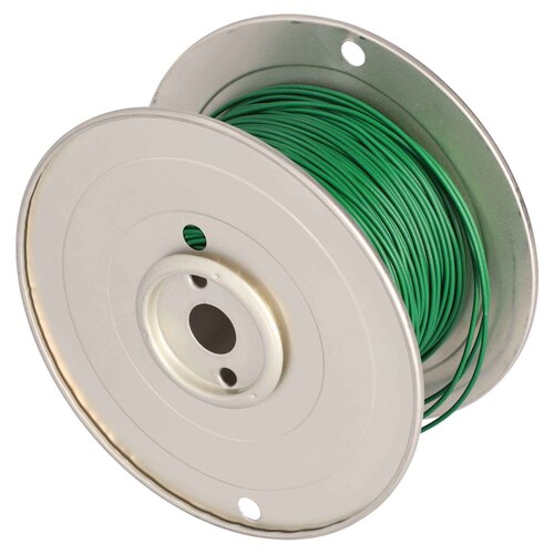 22 GA US GPT ALL COPPER PRIMARY WIRE GREEN - Coil of 500 FT