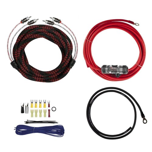 v12 8 AWG Amp Kit - 950 W with RCA Cable