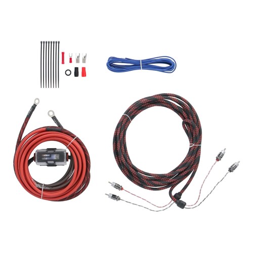 v12 8 AWG Amp Kit - 950 W with RCA Cable
