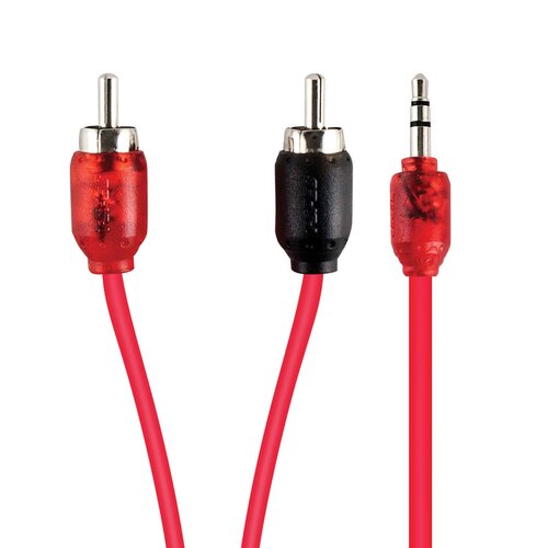 v6 Series 2-Channel RCA to 3.5MM Jack - 12 Inch