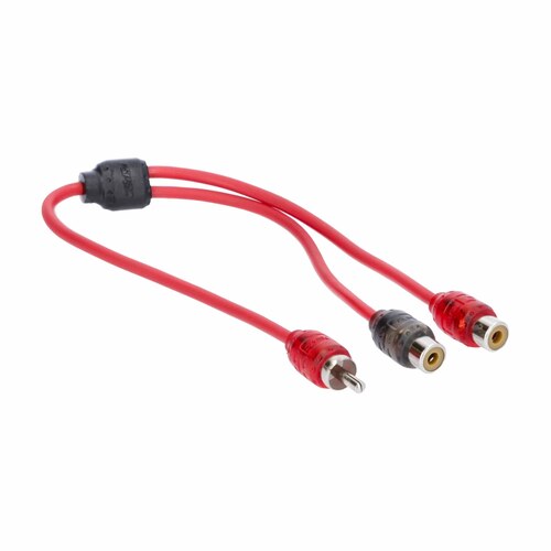 RCA v6 Series 2-Channel Audio Y Cable - 1M-2F - 10 pack