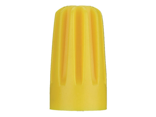 Screw on Connector Yellow 18-12 Gauge - Package of 100