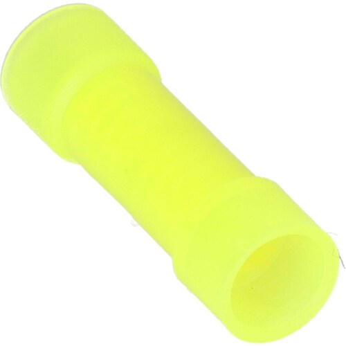 Yellow Nylon Butt Connector 12-10 Gauge - Package of 100