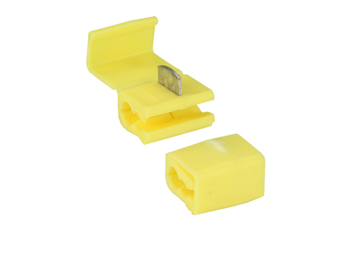 Yellow Instant Tap Connector 12-10 Gauge - Package of 100