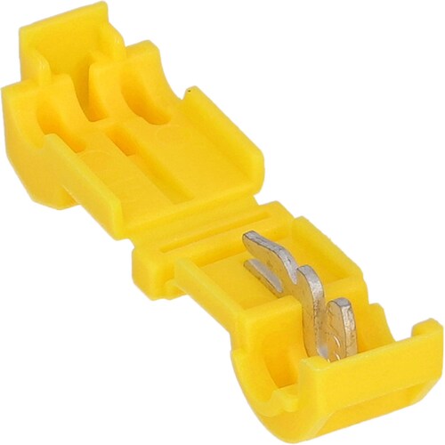Yellow Insulation Displacement Connector 12-10 Ga - 100 Pack