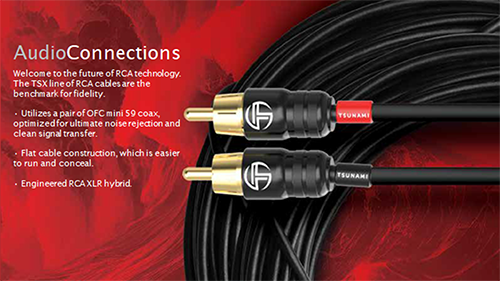 Fusion® Performance RCA Cables